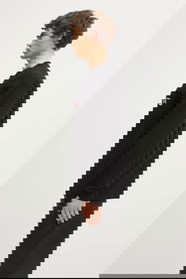 Tričko Carhartt WIP Long Sleeve Pocket Heart T-Shirt Čierna | I035300.1V2XX, 1