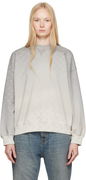 Marine Serre Moon Faded Fleece Oversized Sweatshirt