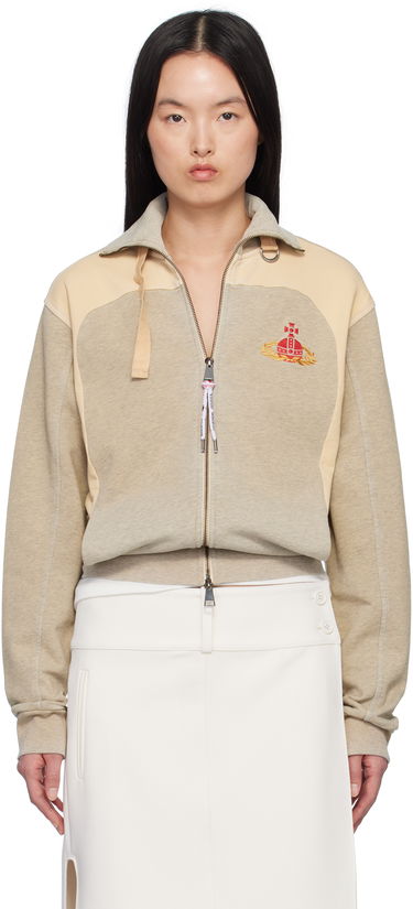 Sveter Vivienne Westwood Vivienne Westwood Alien Track Jacket Béžová | 3I01000Y-J008P-, 0