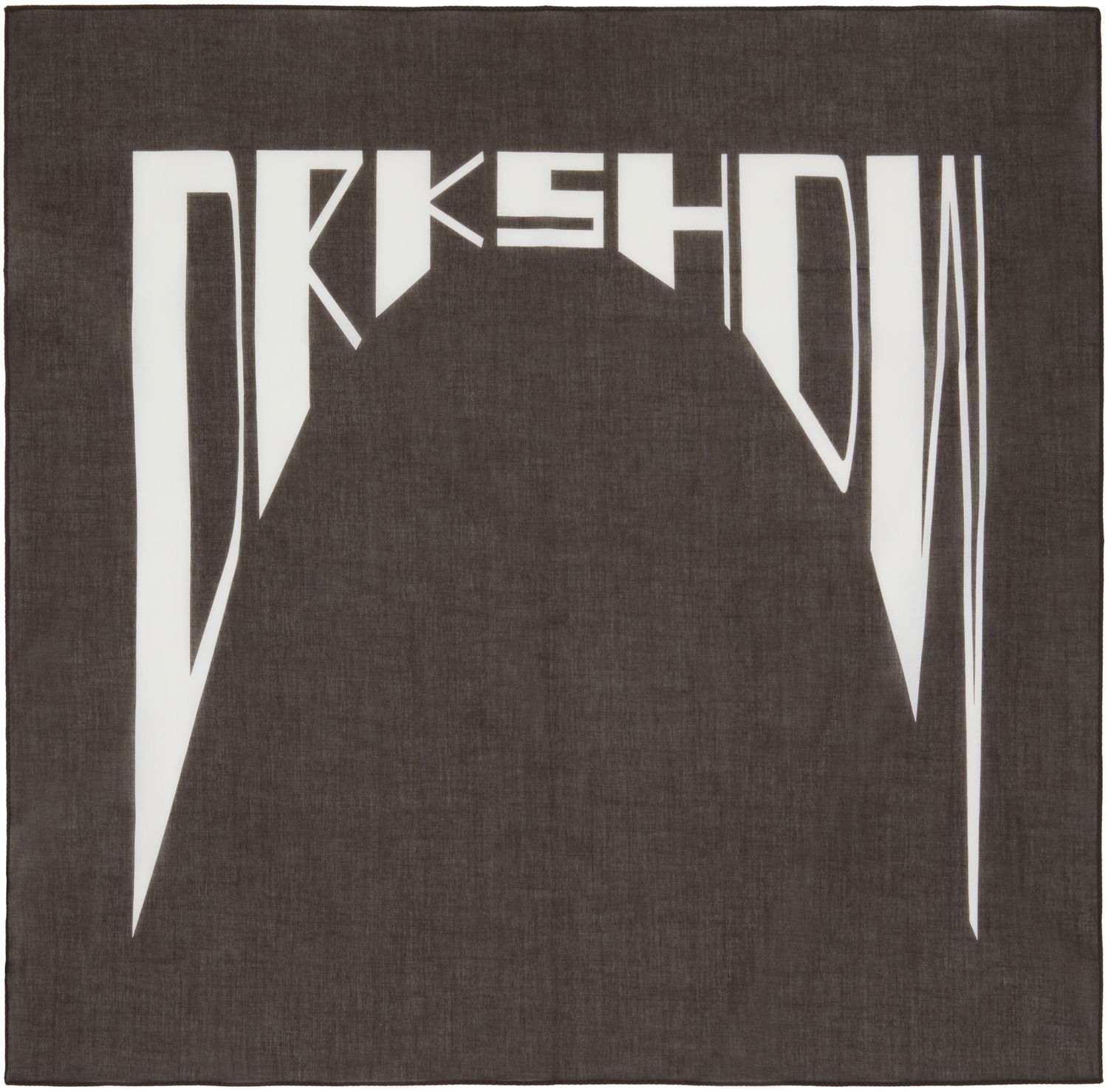 Šál Rick Owens DRKSHDW Concordians Cotton Bandana Čierna | DA02E7471 SCAEP4, 0