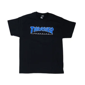 Thrasher Skate Mag Outlined Logo T-Shirt 145095