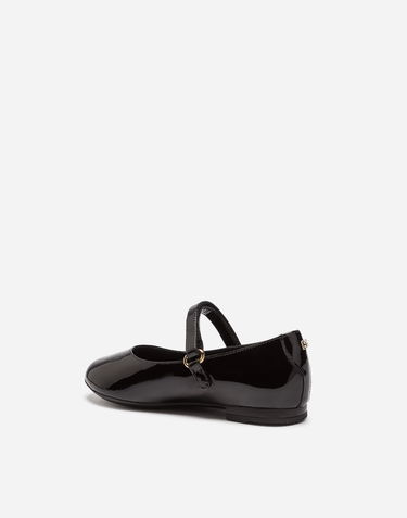 Tenisky a topánky Dolce & Gabbana Dolce & Gabbana Leather Ballet Flats Čierna | D10699A132880999, 2