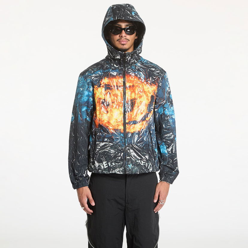 Bunda Diesel J-Warrett-Poster Jacket Blue/ Black Rôznofarebný | A15614_0HPAH Black