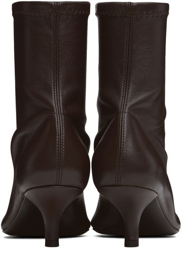 Tenisky a topánky TOTEME 'The Heeled Sock' Kitten Heel Boots Hnedá | 244-WAS0161-LE0089, 1