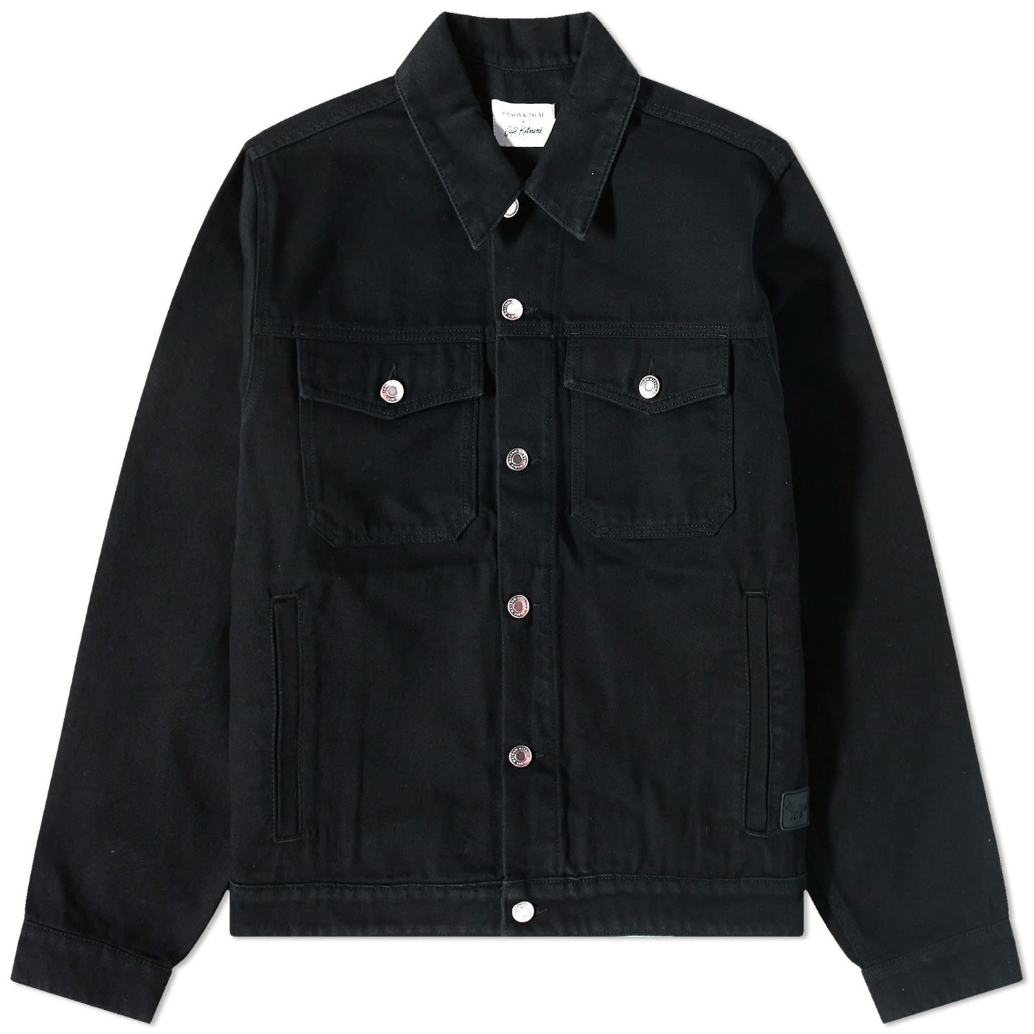 Bunda MAISON KITSUNÉ MCafe Trucker Jacket Čierna | IM02147WW5017-P198, 0