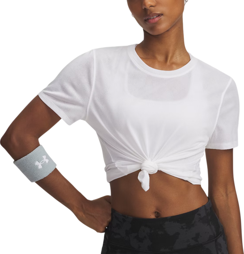 Tričko Under Armour Launch Jacquard Short Sleeve T-Shirt Biela | 6005096-100