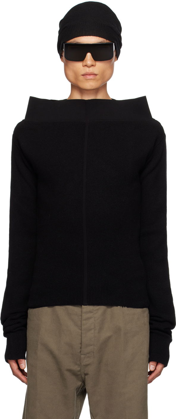 Sveter Rick Owens Rib Turtleneck Čierna | RR02C7691 CHWSR, 0