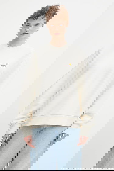 Mikina Carhartt WIP American Script Sweatshirt Béžová | I033649.05XX, 0