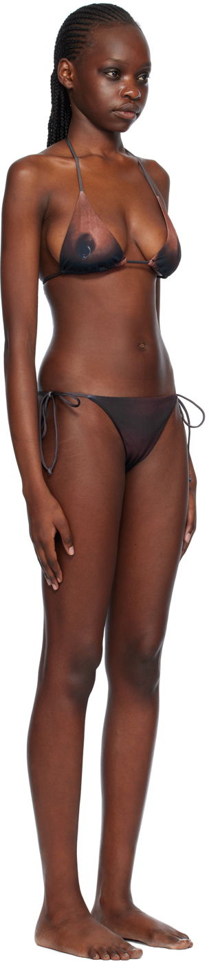 Plavky Jean Paul Gaultier 'The Ebony Body Tattoo' Bikini Set Hnedá | 23/15-F-SG020-J535-67/23/15-F-SV, 1