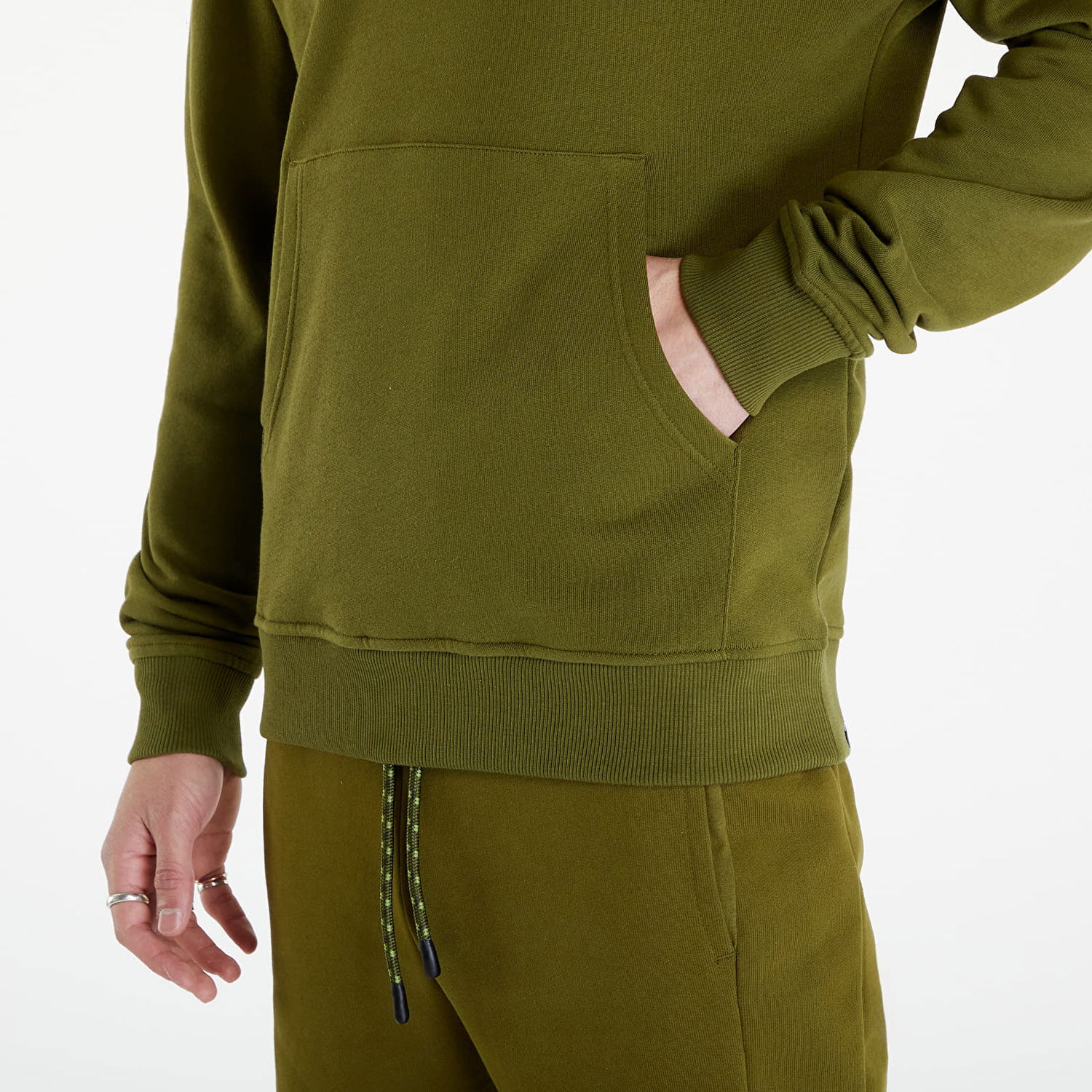 Mikina The North Face Fine Hoodie Forest Olive Zelené | NF0A5ICXPIB1, 1