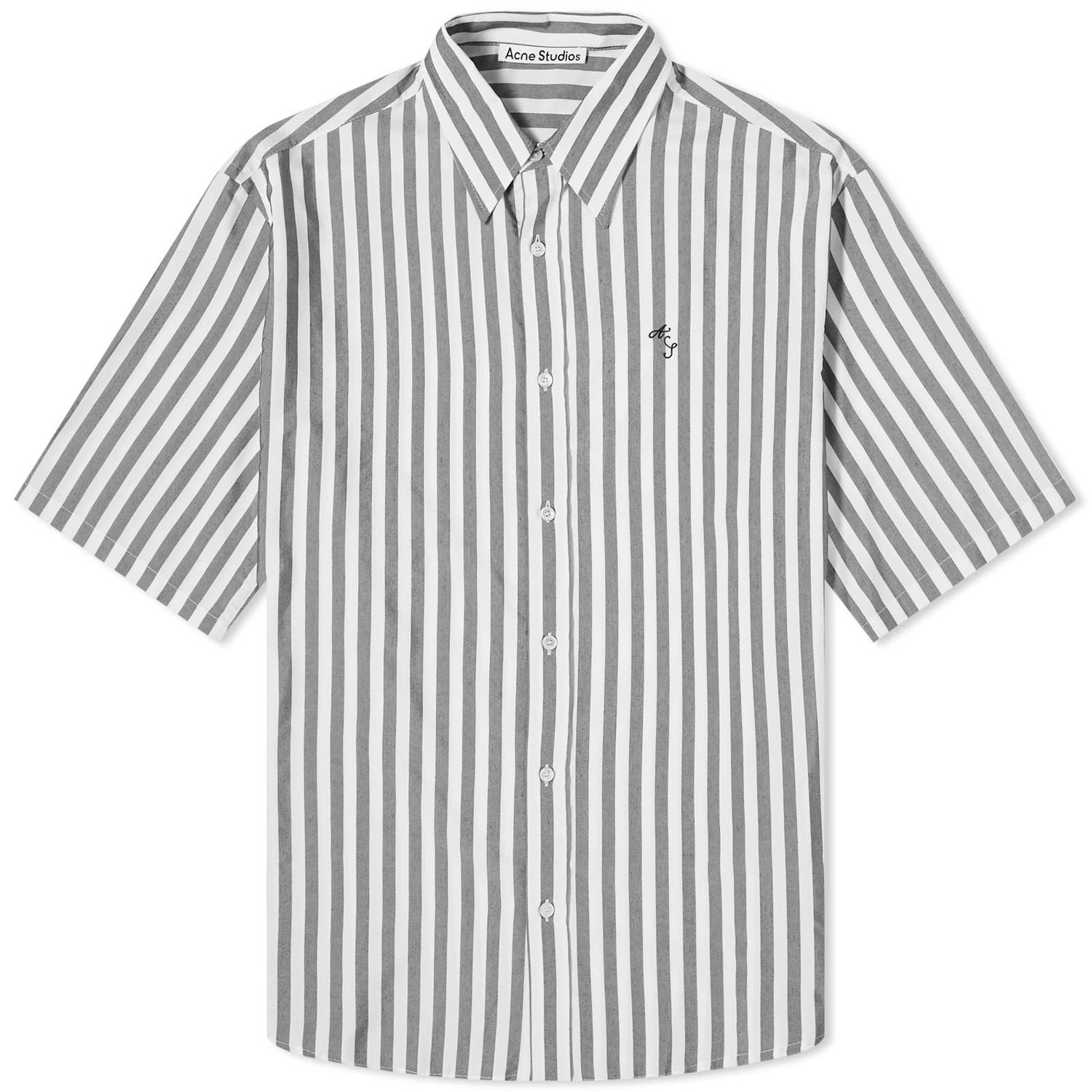 Košeľa Acne Studios Sandrok Matt Stripe Shirt Béžová | BB0585-J83, 0