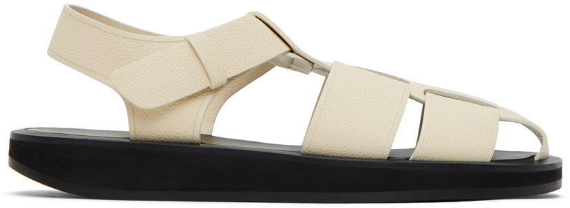 Oblečenie The Row The Row Fisherman Sandals Biela | F1203-L129
