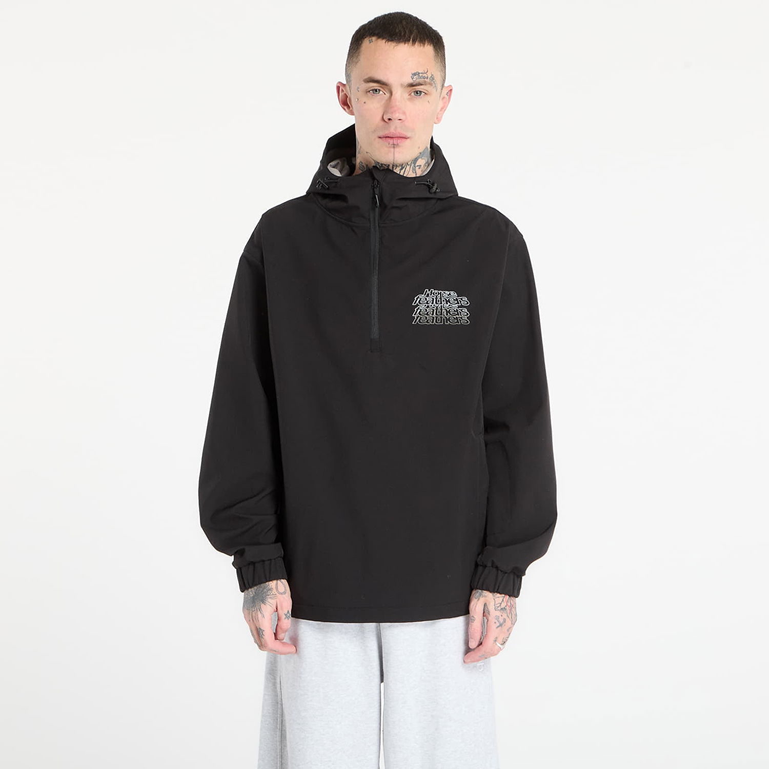 Vetrovka Horsefeathers Calder Hooded Pullover Jacket XXL Čierna | TM085A, 0