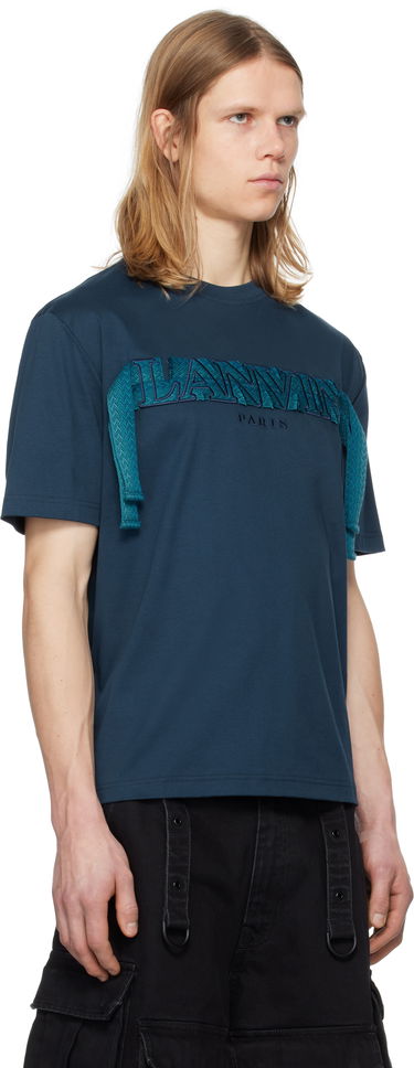 Tričko LANVIN Lanvin Curb Lace T-Shirt Modrá | RM-TS0115-J198-P25, 1