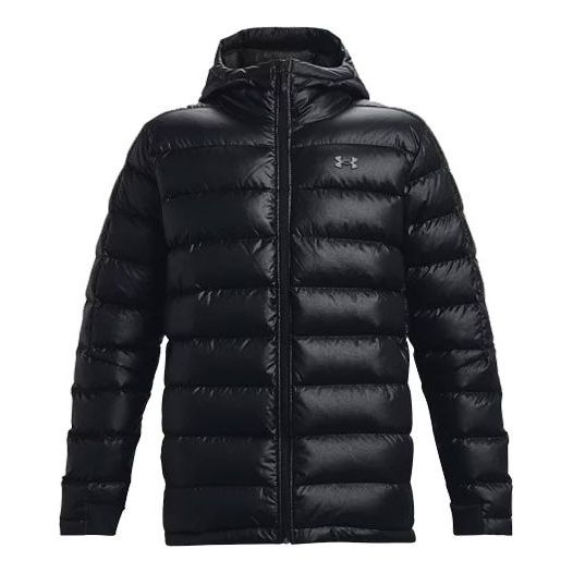 Prešívaná bunda Under Armour Impasse Ops Men's Hooded Puffer Jacket Čierna | 1364889-001, 0