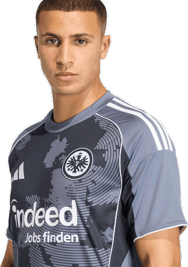 Dres adidas Originals Eintracht Frankfurt 3rd Jersey 2025/26 Šedá | kk6442, 3