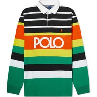 Polo tričko Polo by Ralph Lauren Polo Sport Rugby Shirt "Elite Orange Multi Stripe" Rôznofarebný | 710926943001, 1