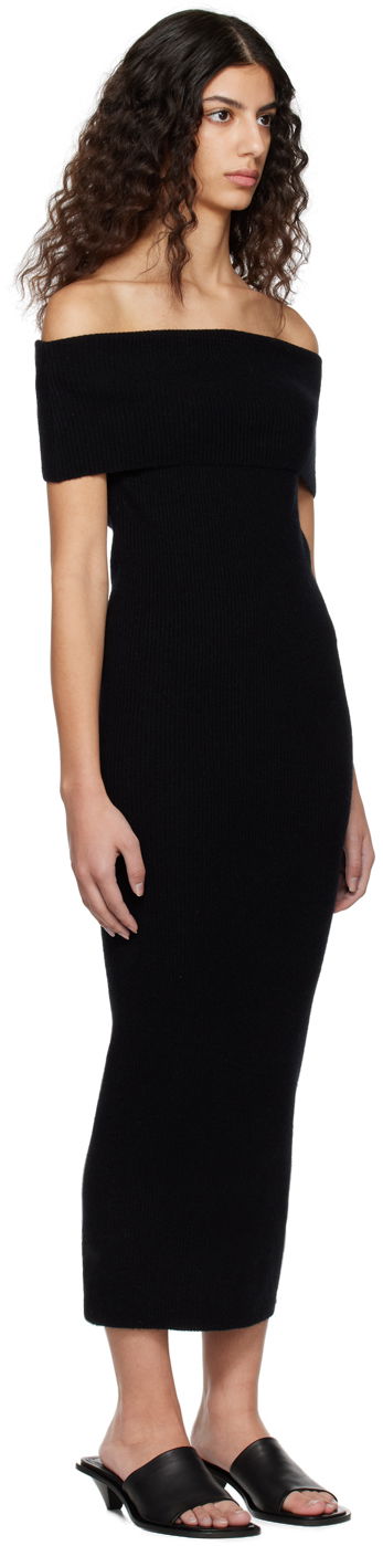 Šaty TOTEME Off-Shoulder Midi Dress Čierna | 231-6010-325, 1
