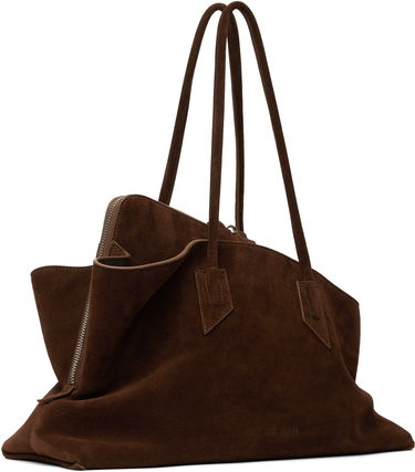 Kabelka The Attico The Attico 'La Passeggiata' Top Handle Suede Bag Hnedá | 250WAH00054 LBT007AA, 1