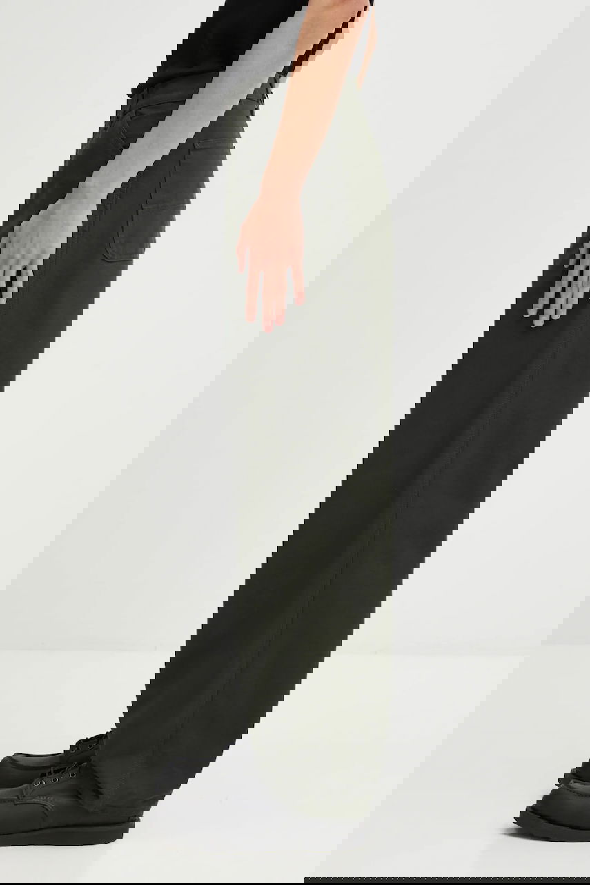 Nohavice Carhartt WIP Cotton Loose Fit Simple Pant Zelené | I031220.4902, 1