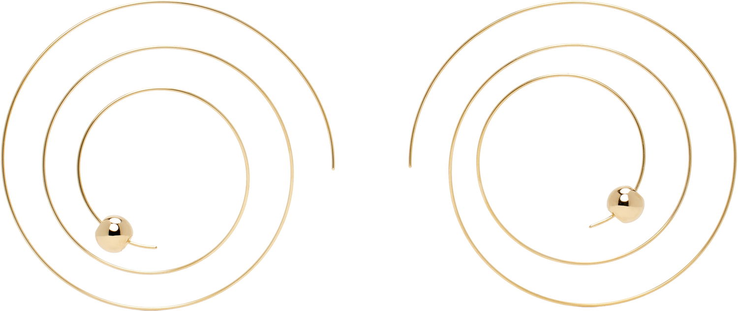 Náušnice Alaïa ALAÏA Thin Spiral Earrings Metalická | AA2B128LA043, 0