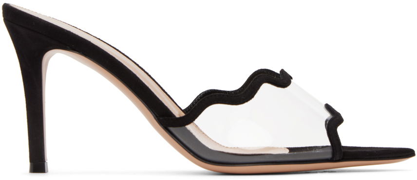 Doplnky Gianvito Rossi Gianvito Rossi Scalloped Heeled Mules Čierna | G16640.85RIC.CGS, 0