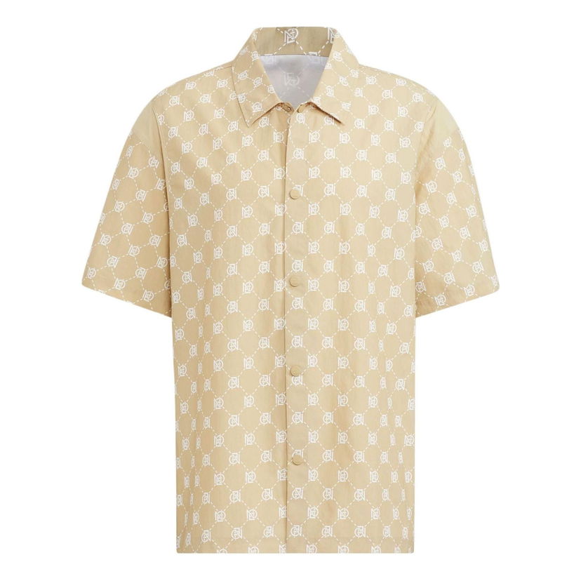 Košeľa adidas Originals Patterned Casual Shirt Béžová | IB5857
