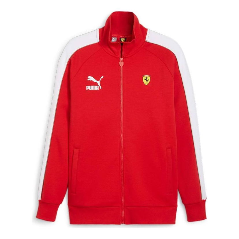 Bunda Puma Scuderia Ferrari Race Iconic T7 Motorsport Jacket Červená | 625198-02