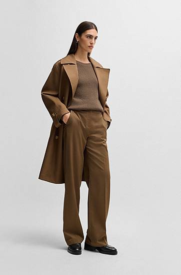 Sveter BOSS BOSS Shoulder Detail Sweater Hnedá | 50530710, 1