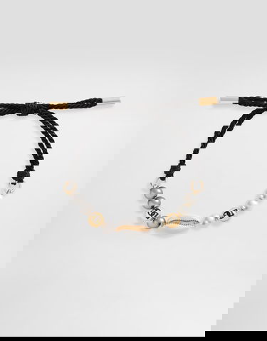 Náramok Dolce & Gabbana Dolce & Gabbana Beaded Cord Bracelet Čierna | WBR5C3W1111N0011, 2