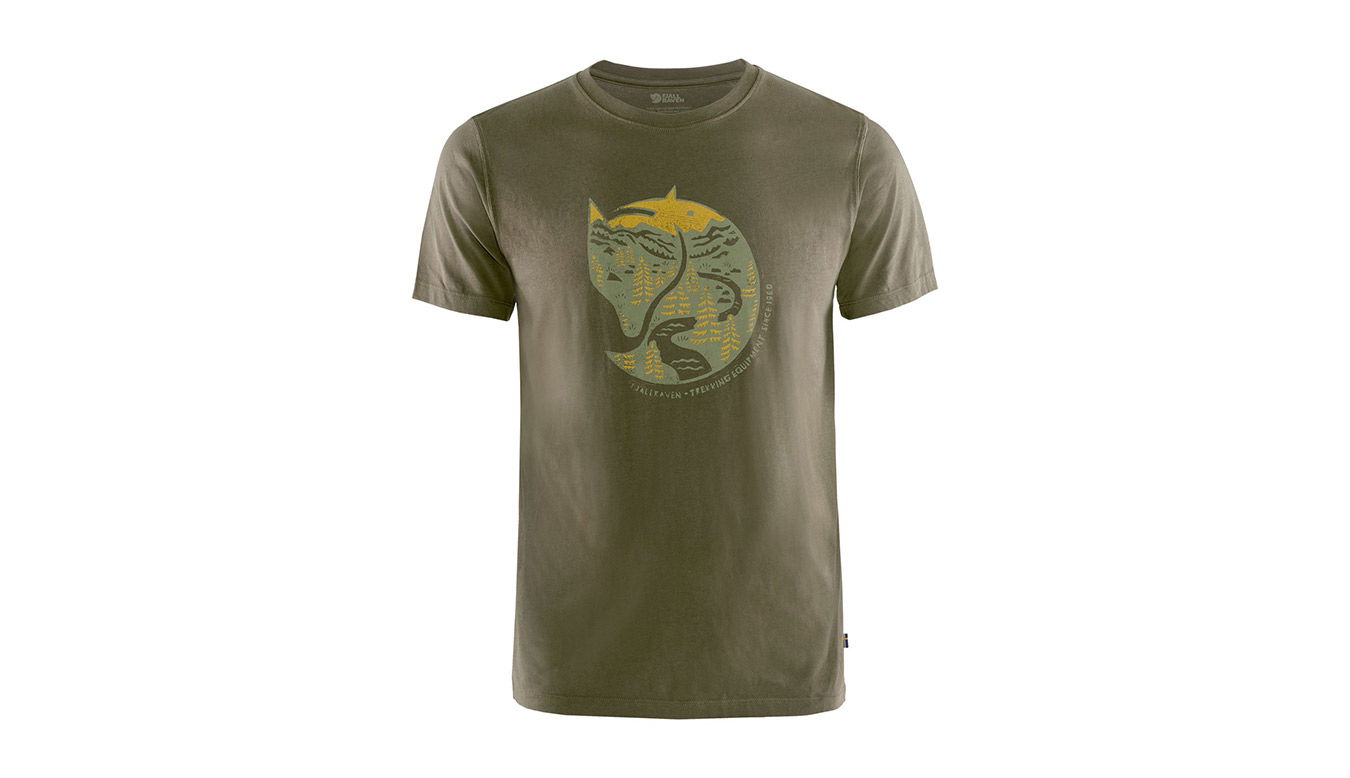 Tričko FJÄLLRÄVEN Fox Zelené | F87220-633, 1