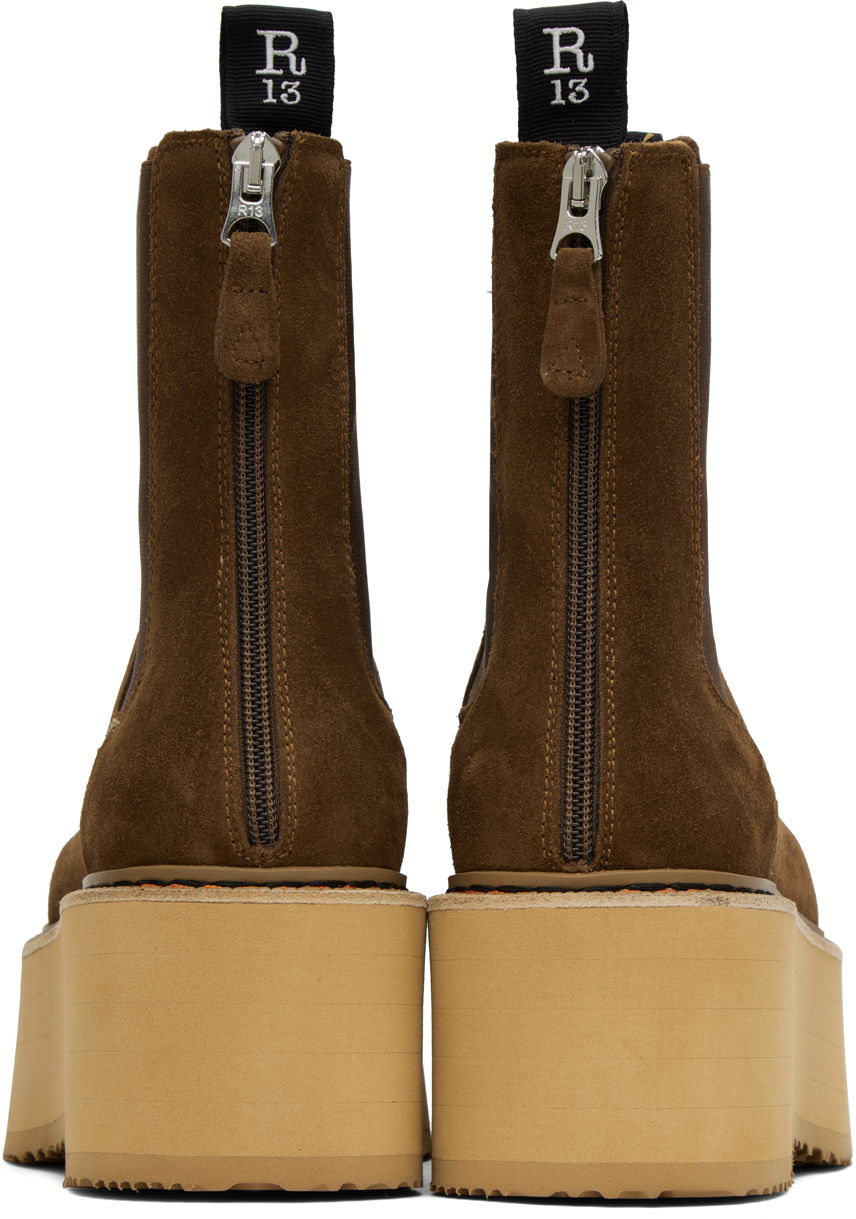 Oblečenie R13 R13 Double Stack Chelsea Boots Hnedá | R13S0245-07, 1