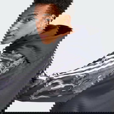 Mikina adidas Performance Future Icons Allover Print Hoodie Šedá | IB6126, 6