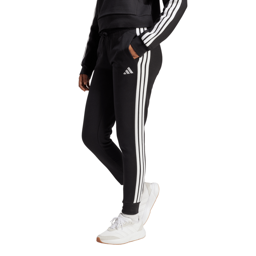 Tepláky adidas Originals 3-Stripes Fleece Slim Pants Čierna | JX2543