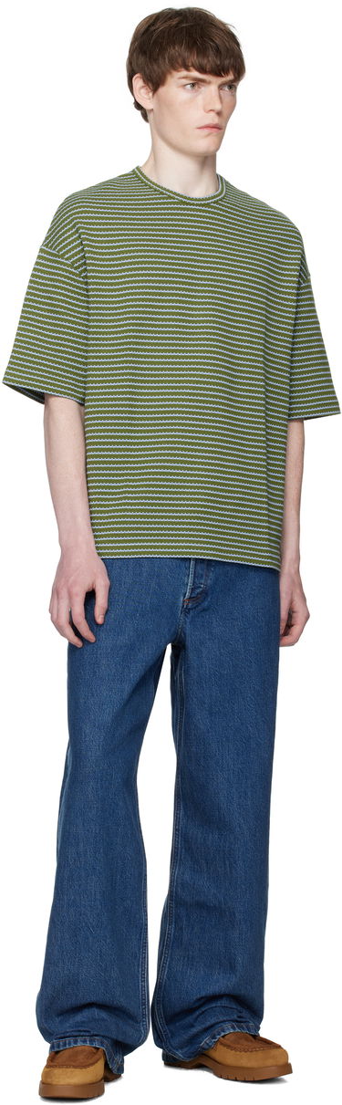 Tričko A.P.C. A.P.C. Bahia Striped T-Shirt Zelené | COHJD-H26231, 3