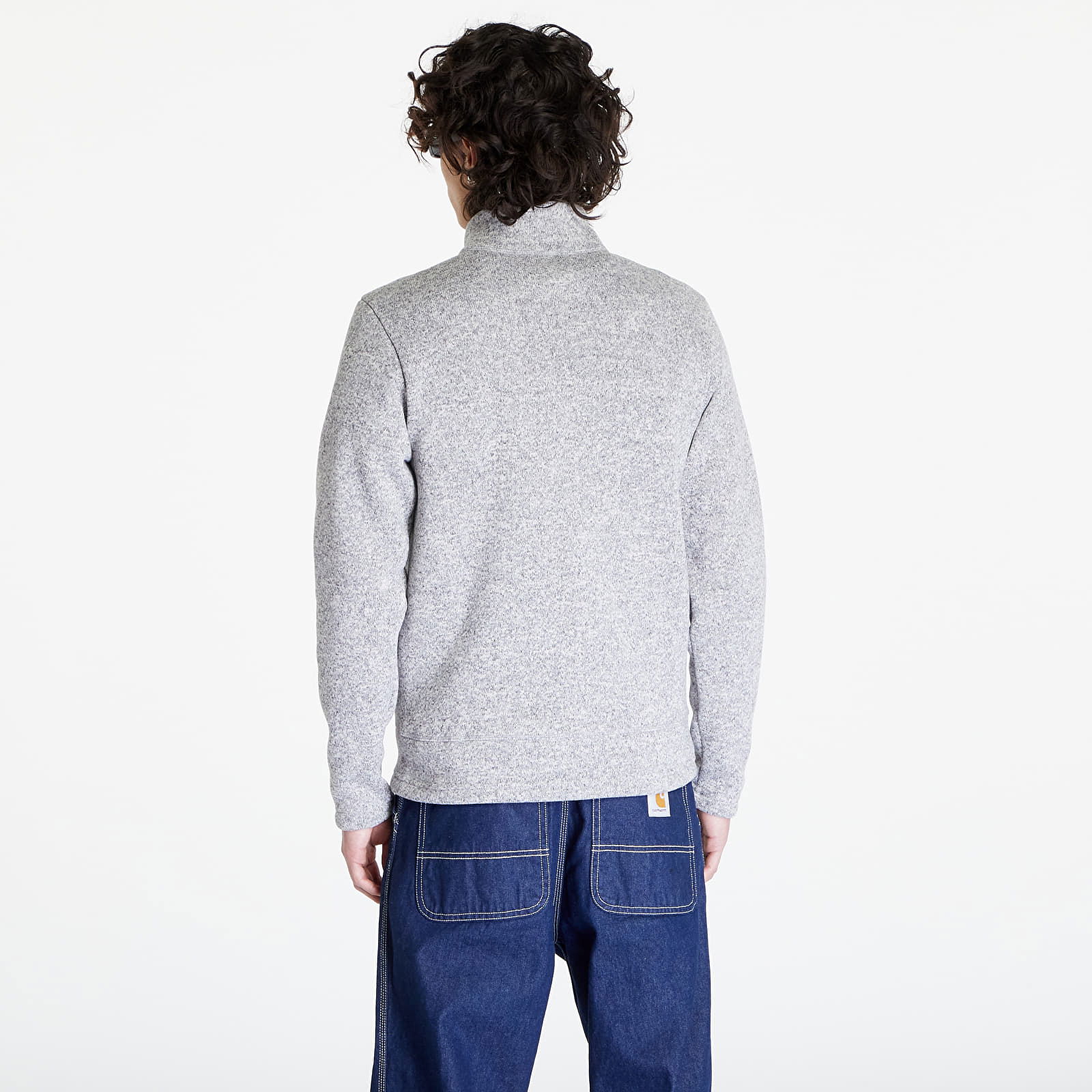 Poutnik by Monk Zip Sweater Grey Melange