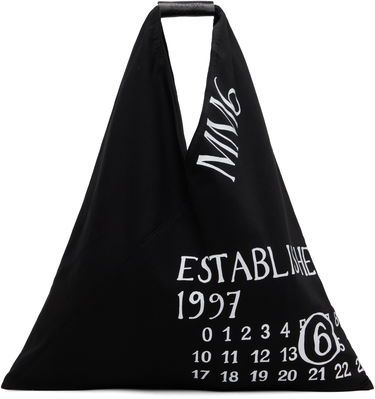 Tote bag Maison Margiela MM6 Maison Margiela Classic Triangle 'Established' Print Tote Čierna | S54WD0039 P7260, 0