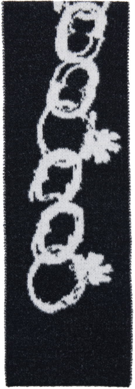 Šál Chopova Lowena Chain Link Knit Scarf Čierna | 8276, 0