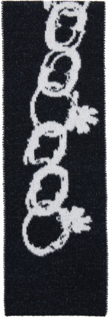 Šál Chopova Lowena Chain Link Knit Scarf Čierna | 8276, 0