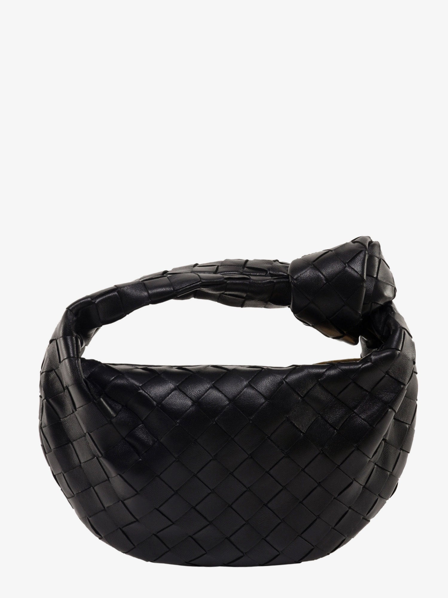 Kabelka Bottega Veneta Jodie Mini Intrecciato Leather Shoulder Bag Čierna | 651876VCPP58425, 1