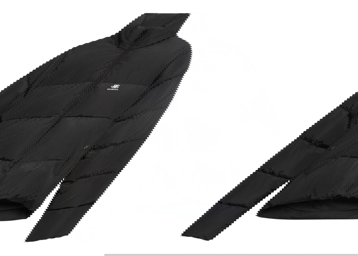 Prešívaná bunda Balenciaga C-Shape Puffer Jacket Čierna | 601763TYD361000, 0