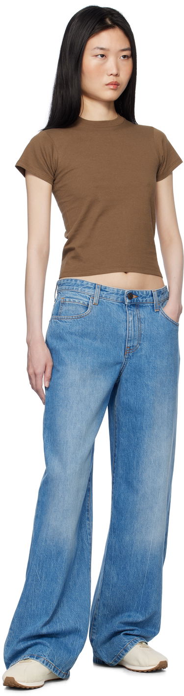 Crop Top The Row The Row Tommy T-Shirt Hnedá | 7727-K603, 3