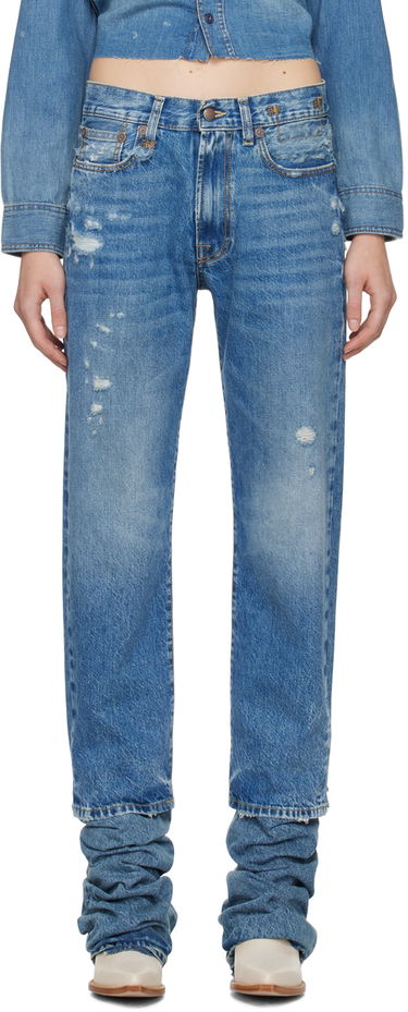 Džínsy R13 R13 Boyfriend Stacked Jeans Modrá | R13W5083-969, 0
