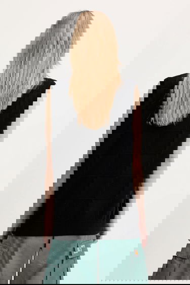 Sveter Carhartt WIP Cotton Checker Vest Sweater Čierna | I034544.89XX, 2