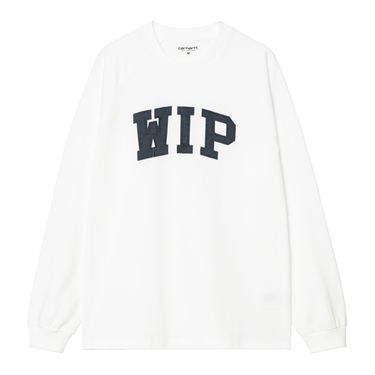 Mikina Carhartt WIP Long Sleeve WIP T-Shirt Biela | I034645_19, 0