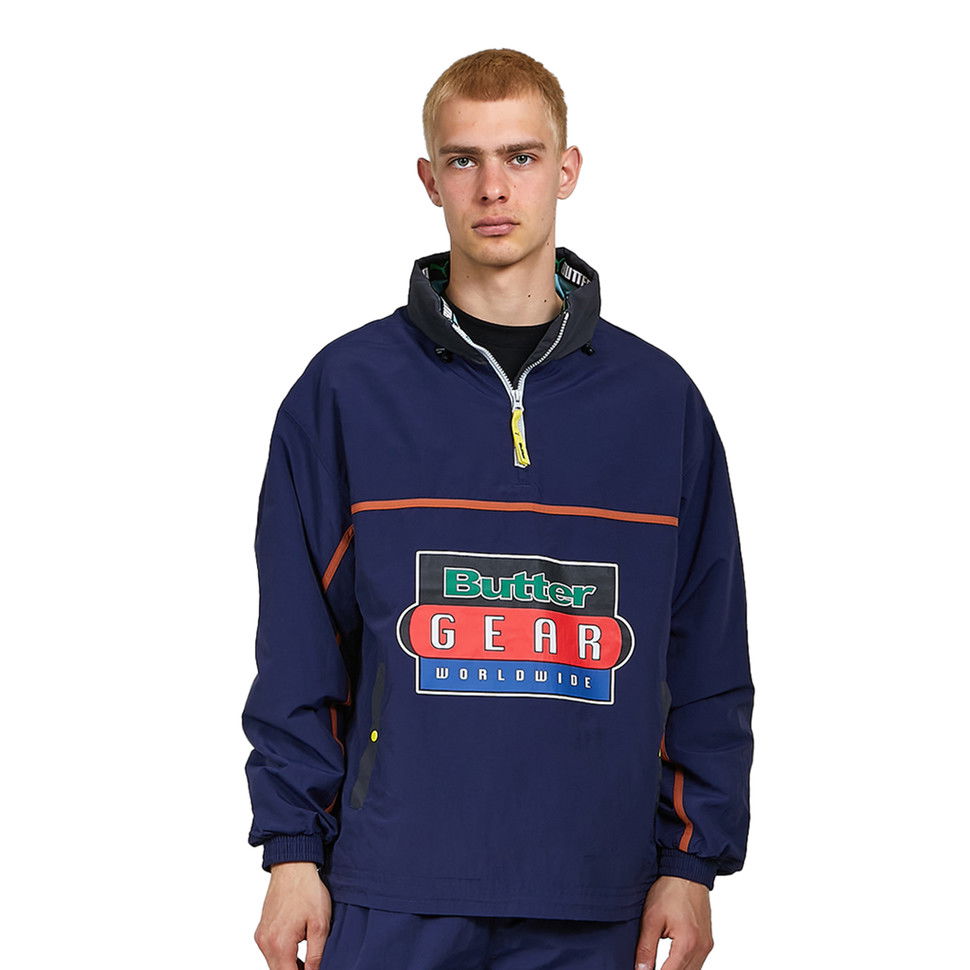 Bunda Puma Butter Goods Lightweight Pop Over Top Navy | 534055-84, 0