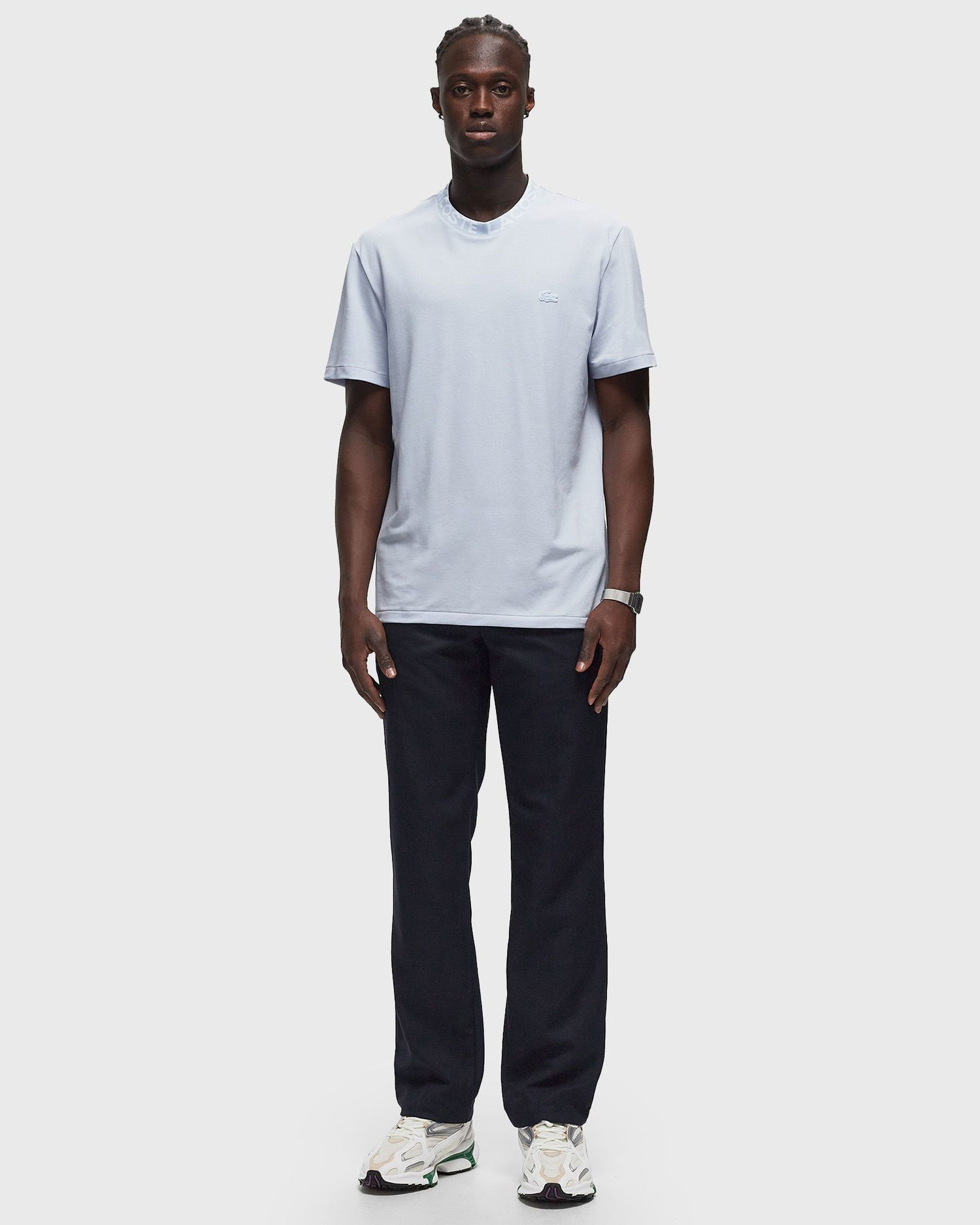 Tričko Lacoste Patch T-Shirt Šedá | TH7488_J2G, 1