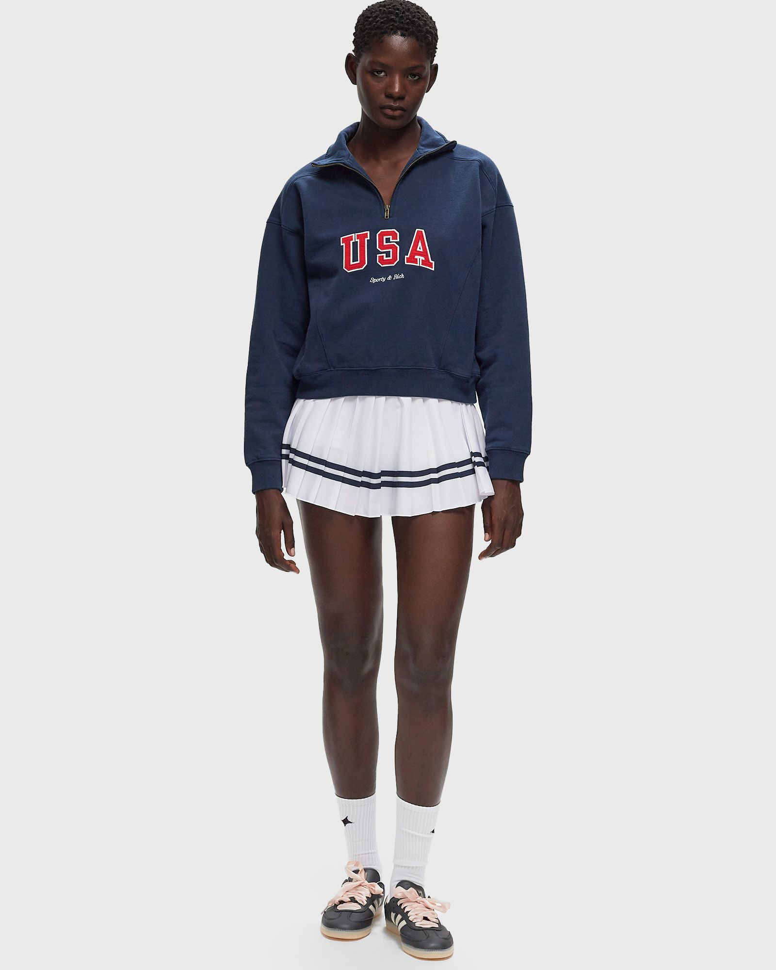 USA Quarter Zip Sweatshirt