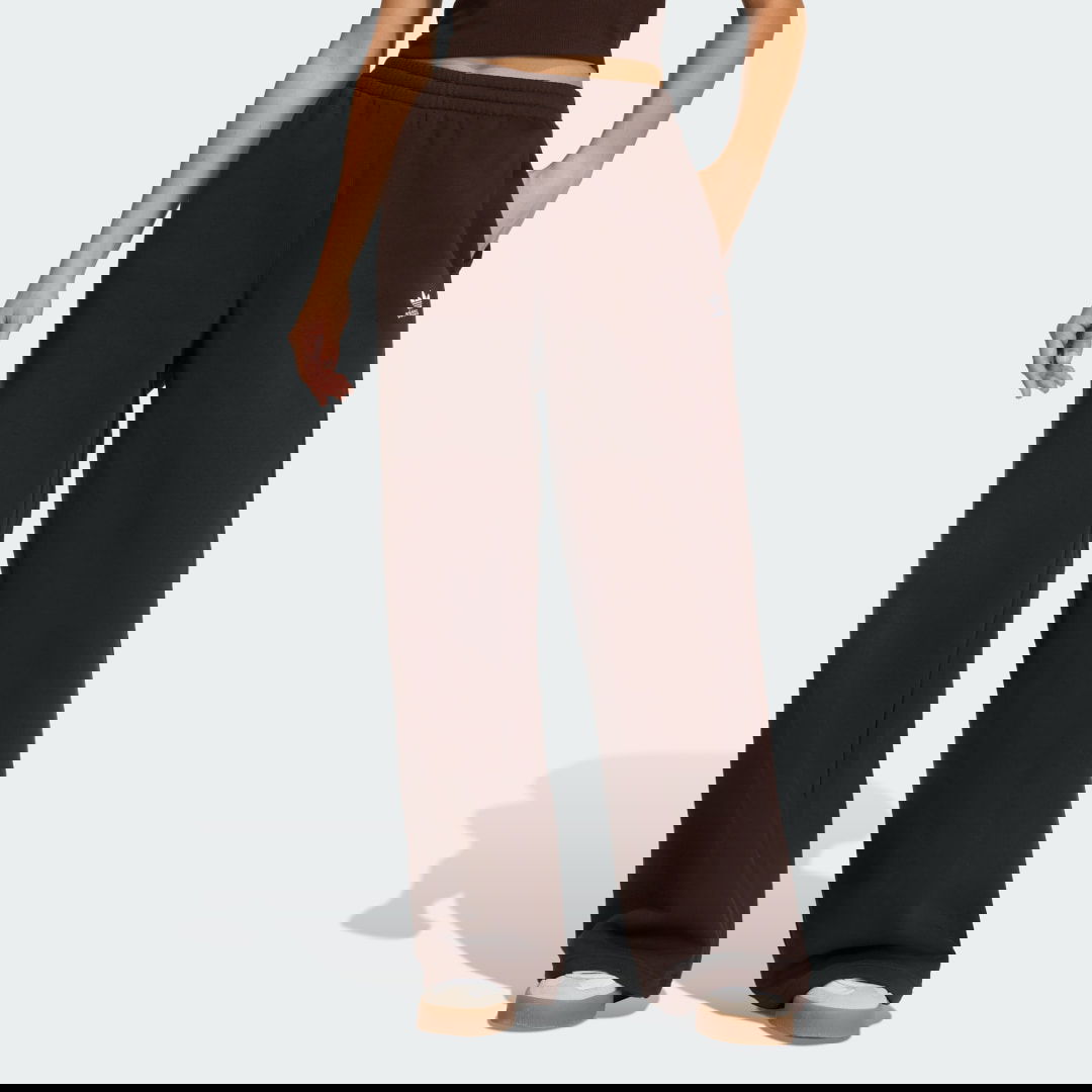 Tepláky adidas Performance Essentials Wide Leg Fleece Pants Hnedá | KC9135, 0