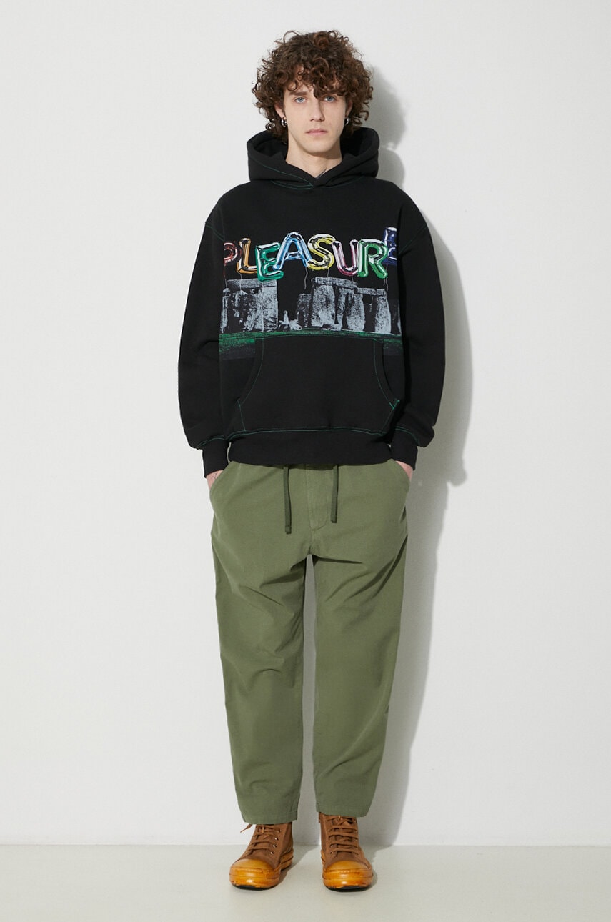 Nohavice Universal Works Cotton Drawstring Hi Water Trouser Zelené | 30520.BIRCH, 1